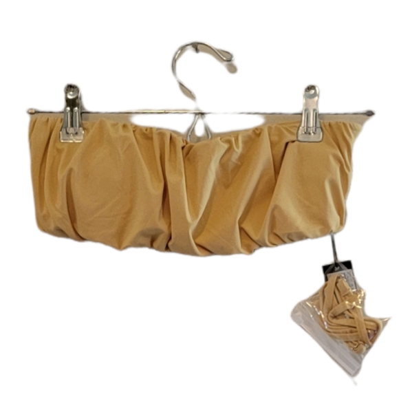 Garage Other - Golden Yellow Garage Women's Scrunchie Bandeau Bikini Top